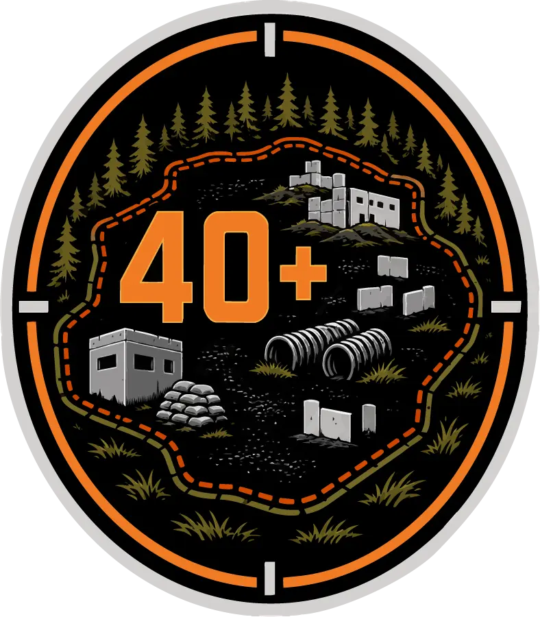 TV 40+ Acres emblem